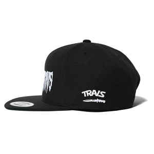 TRAVS x FRANK'S CHO`P SHOP LOGO CAP (BLACK/WHITE)